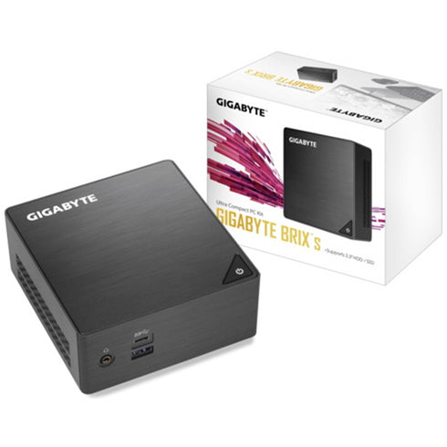 Gigabyte BRIX 4105 Barebone Ultra Compact PC, Intel Celeron J4105, 2x DDR4 SO-DIMM, M.2, HDMI,  mini DP,  Wi-Fi , Without OS
